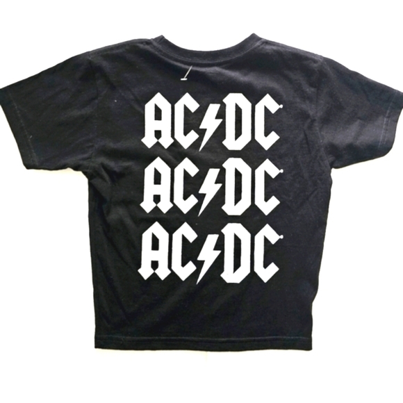 AC/DC Tops - ACDC Black Baby Tee